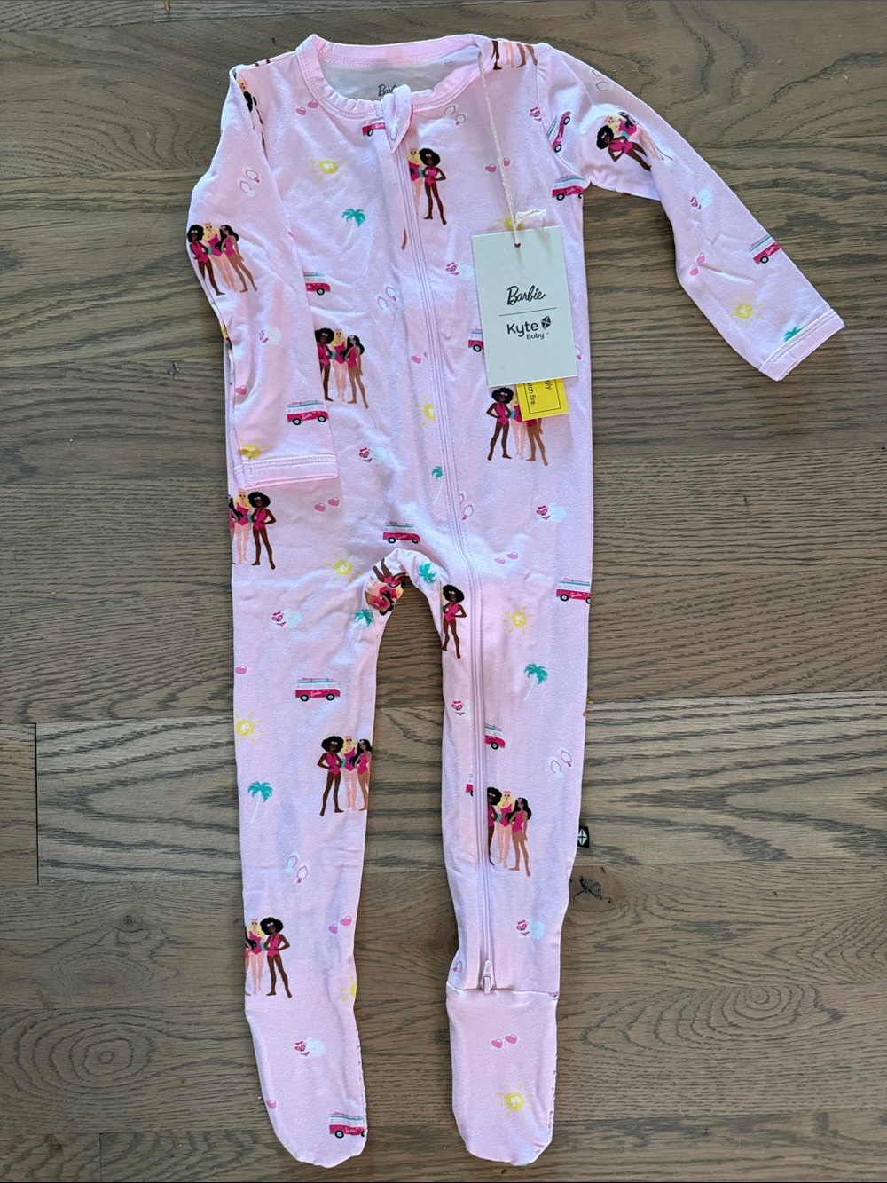 Kyte Baby pink Barbie footie